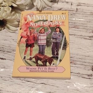 3/$13 Nancy Drew Notebooks #17 Whose Pet is Best by Carolyn Keene